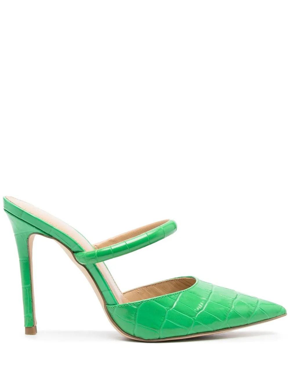 

Michael Michael Kors 110mm leather crocodile-embossed pumps - Green