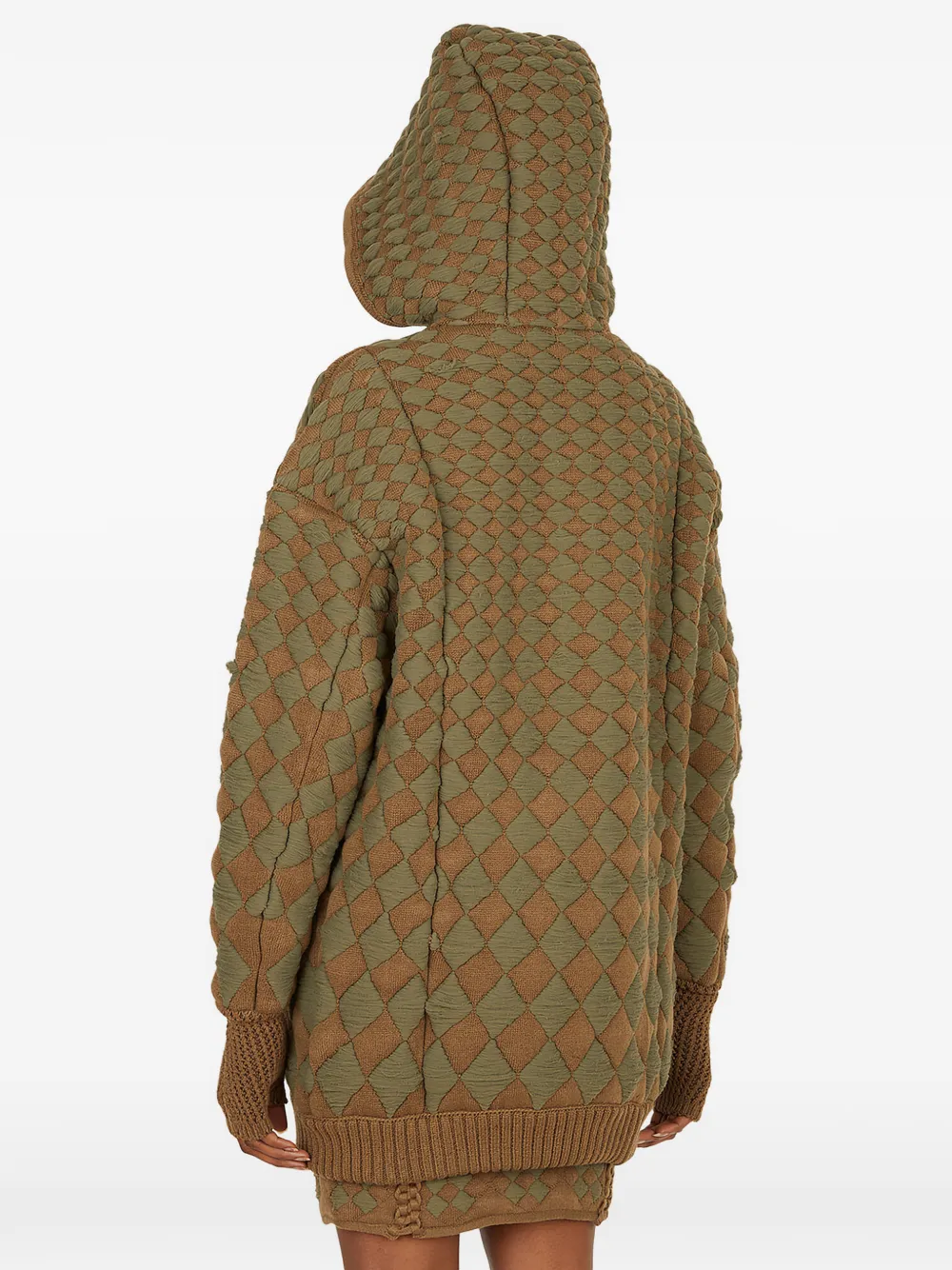 Isa Boulder Gewatteerde hoodie Groen