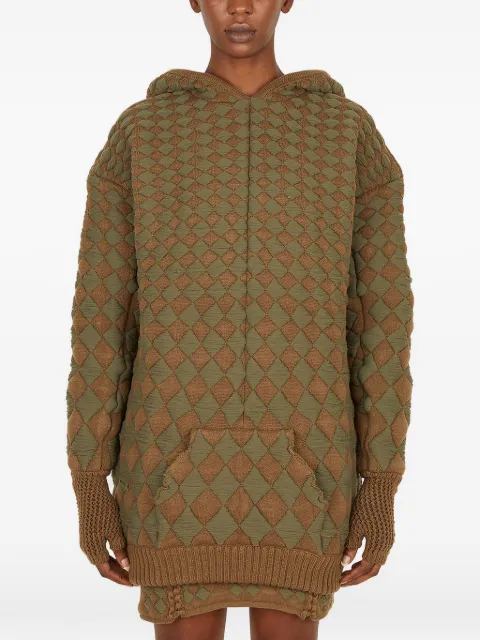 Isa Boulder quilted hoodie