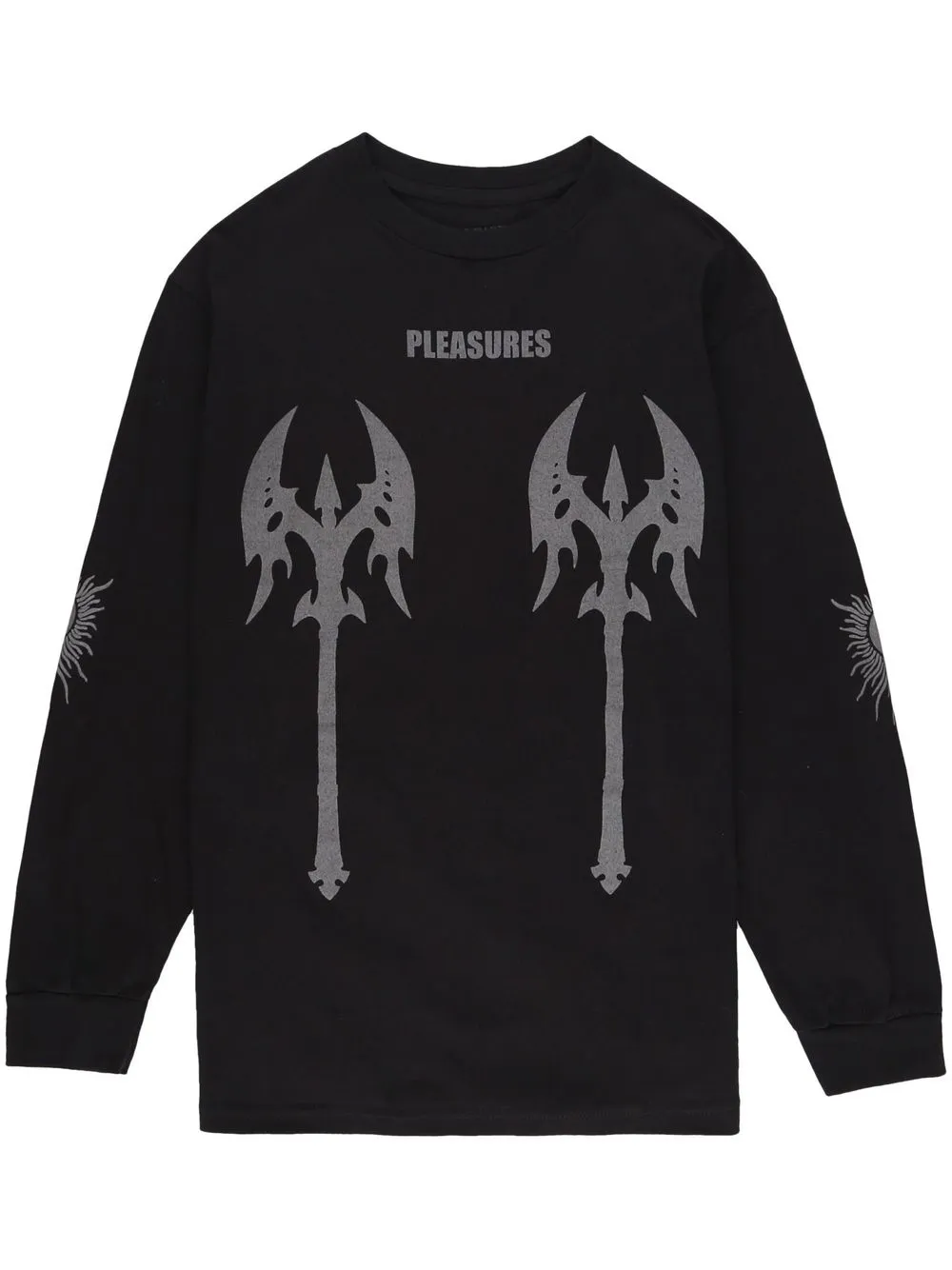 

Pleasures graphic-print cotton T-shirt - Black