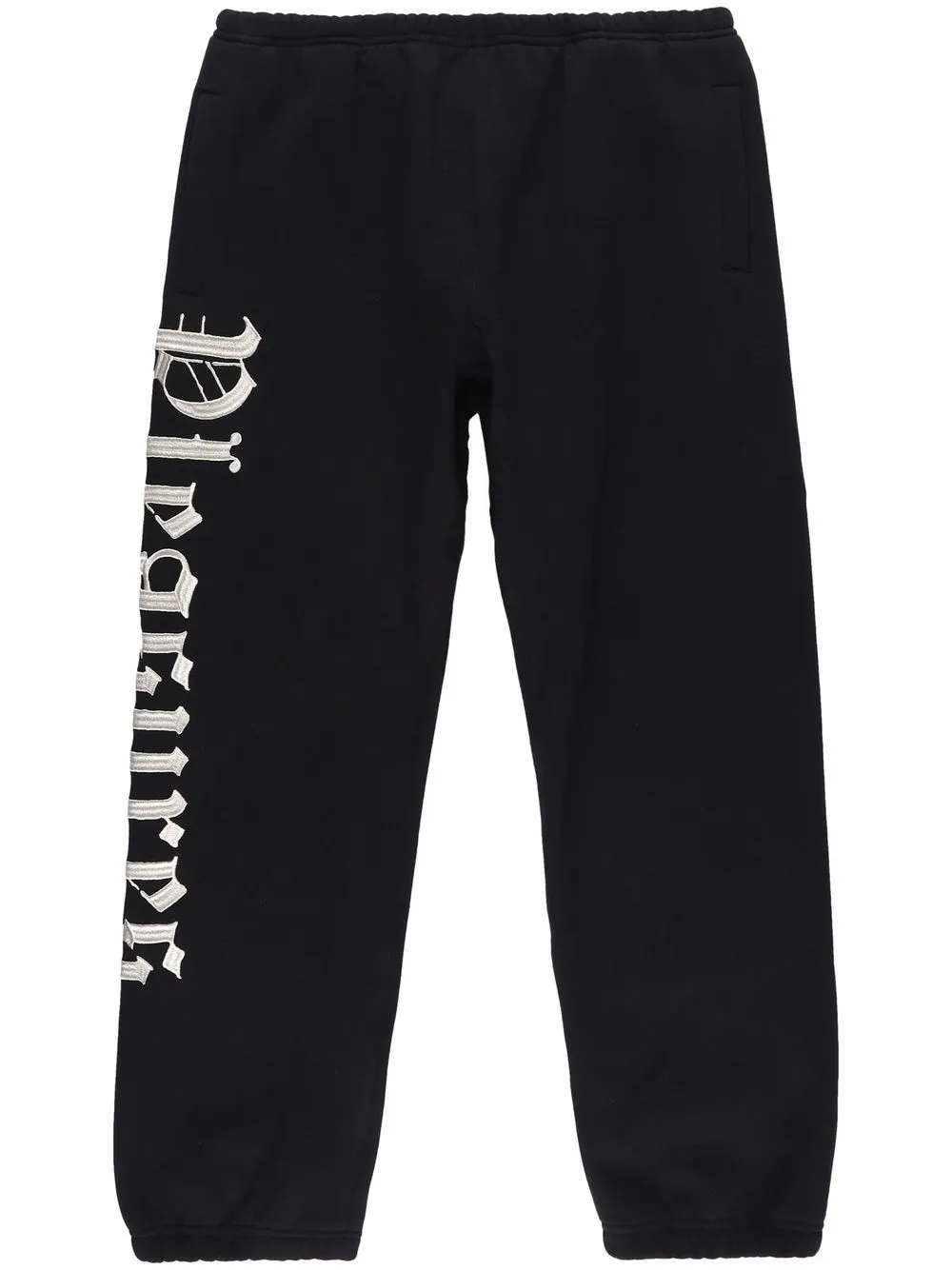 

Pleasures pants con logo bordado - Negro