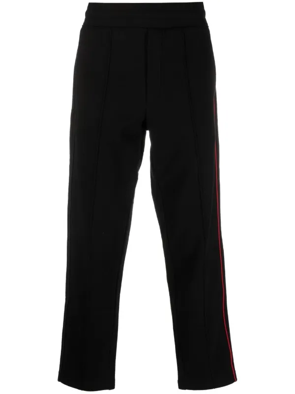 Moncler Drawcord Cuffed Pants in Black
