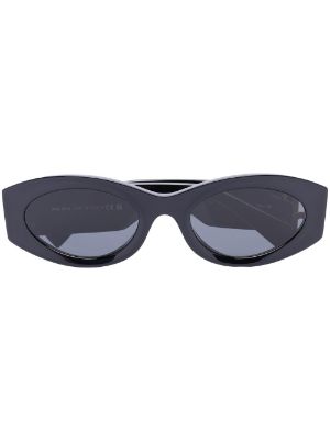 PRE-LOVED Louis Vuitton M Leopard Print Sunglasses - blue/black