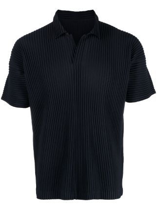 Homme Plissé Issey Miyake Plissé short-sleeve Polo Shirt - Farfetch