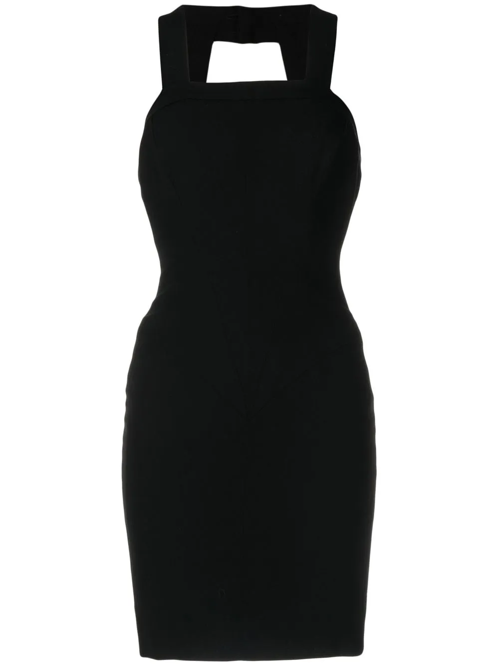 

CHANEL Pre-Owned 1996 sleeveless fitted dress - Black