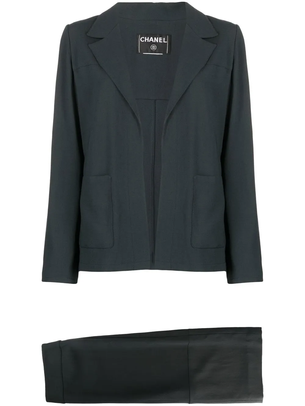 

Chanel Pre-Owned 1990-2000s two-piece skirt suit - Black