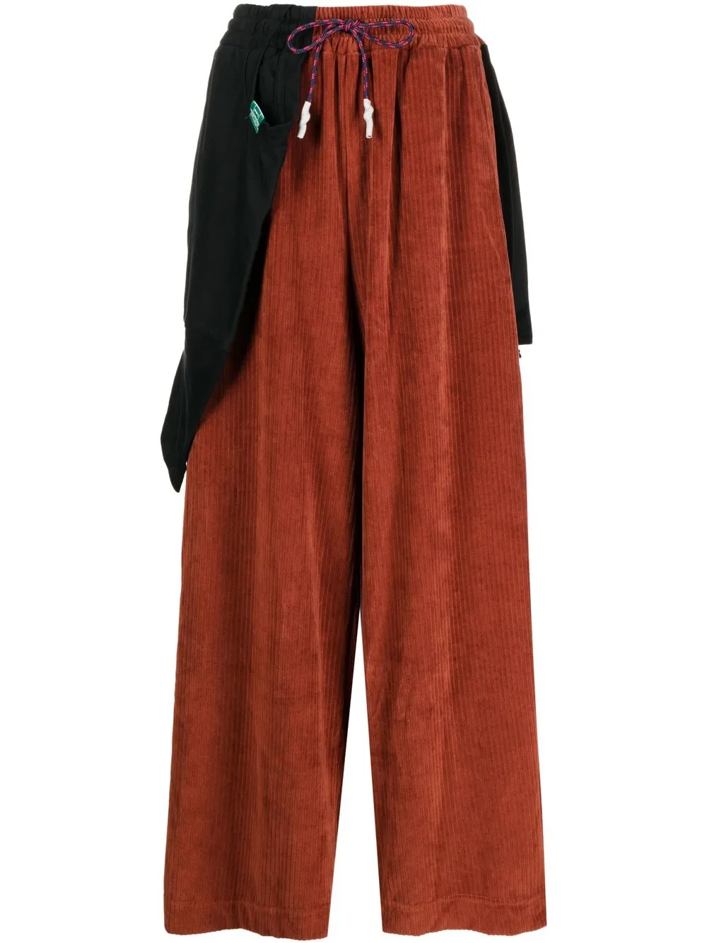 

Maison Mihara Yasuhiro deconstructed track pants - Brown