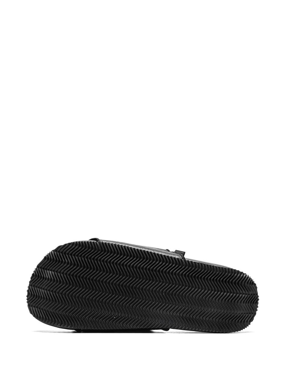 Shop Adidas Originals Y-3 "black/black/core White" Slides