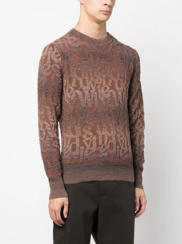 Vivienne Westwood 3D-detailing Knitted Jumper Brown FARFETCH IN