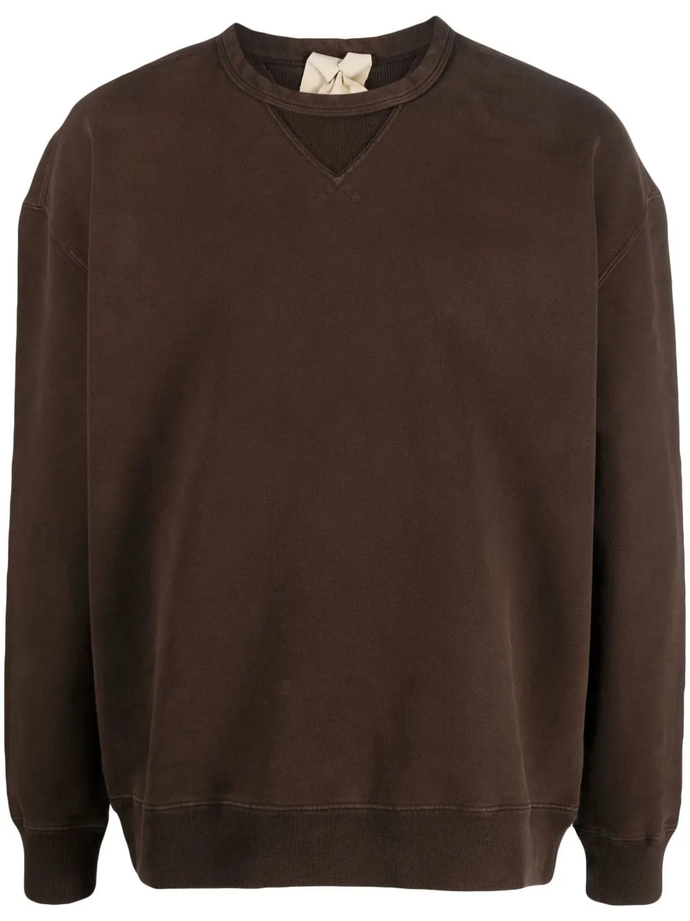 

Ten C fleece cotton sweatshirt - Brown