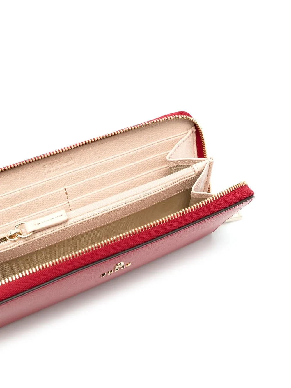 FURLA LOGO-PLAQUE LEATHER WALLET