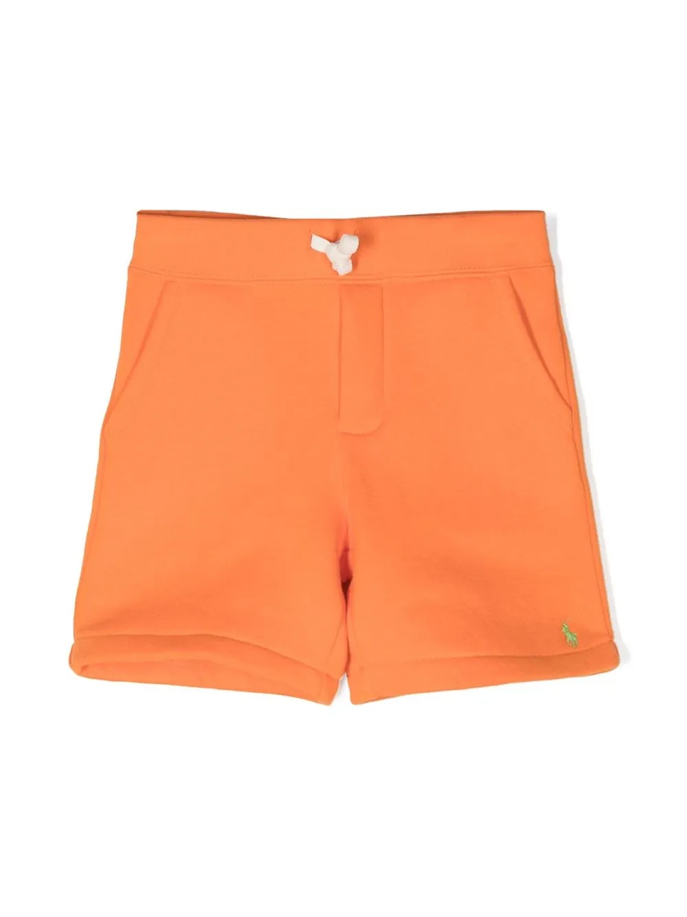 

Ralph Lauren Kids shorts con logo bordado - Naranja
