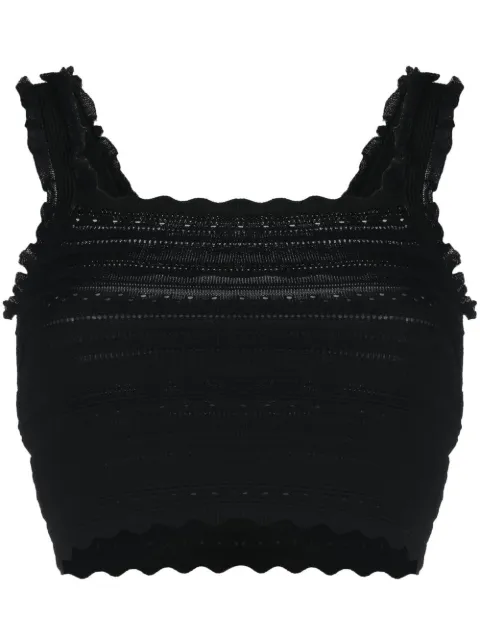 SANDRO crochet cropped top