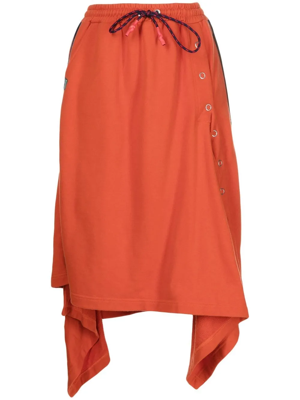 

Maison Mihara Yasuhiro asymmetric drawstring skirt - Orange