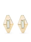 Aliita 9kt yellow gold Deco Rombo earrings