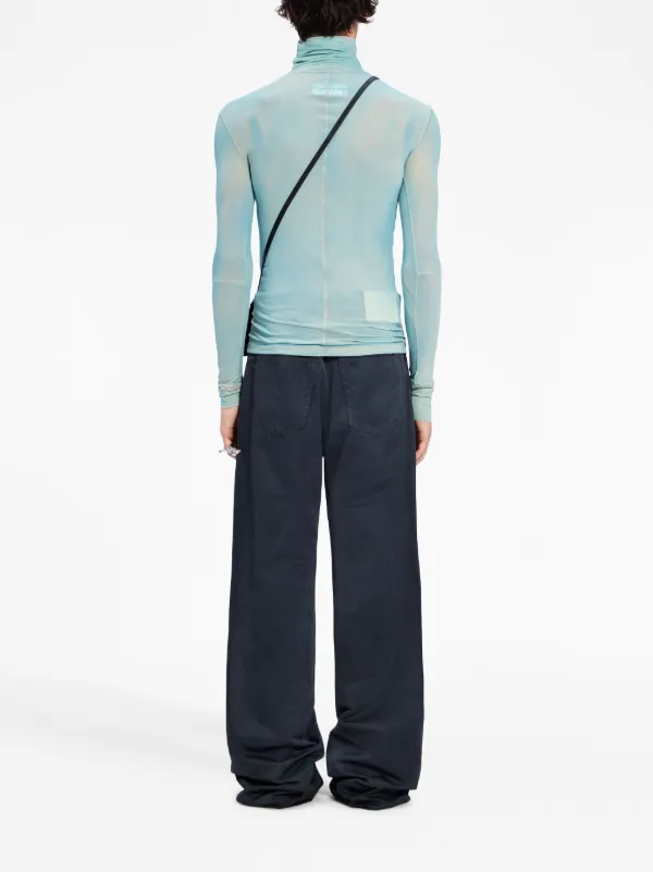 MM6 Maison Margiela ハイネック Tシャツ | ブルー | FARFETCH JP