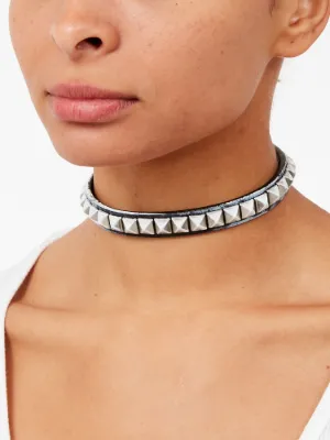 【関税込み】MM6 Maison Margiela シルバー Keychain チョーカー Silver Keychain Choker by MM6 Maison Margiela on Sale