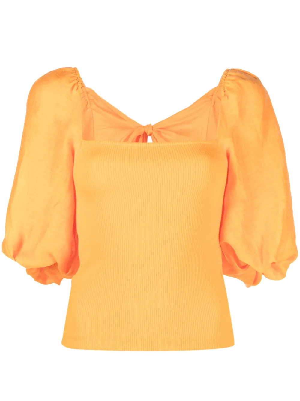 SANDRO SQUARE-NECK TOP