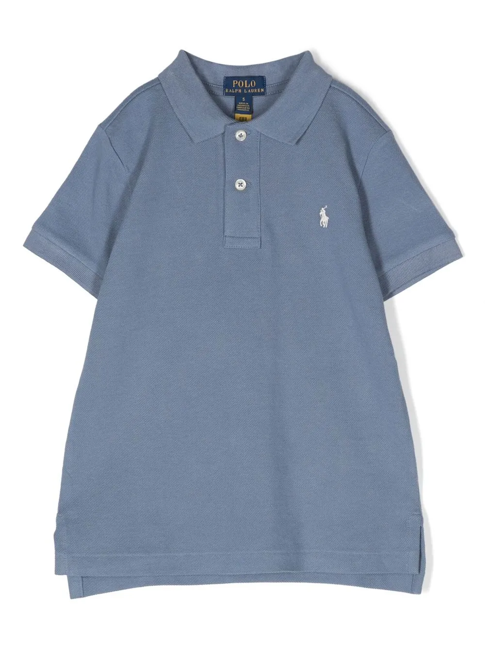 

Ralph Lauren Kids Polo Pony motif polo shirt - Blue