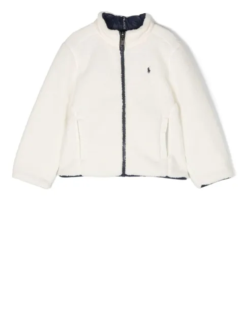 Ralph Lauren Kids embroidered-pony zipped jacket