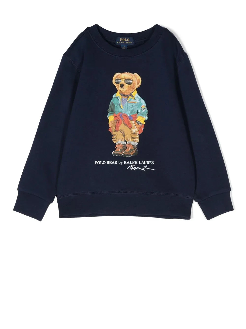 

Ralph Lauren Kids Polo Bear motif sweatshirt - Blue