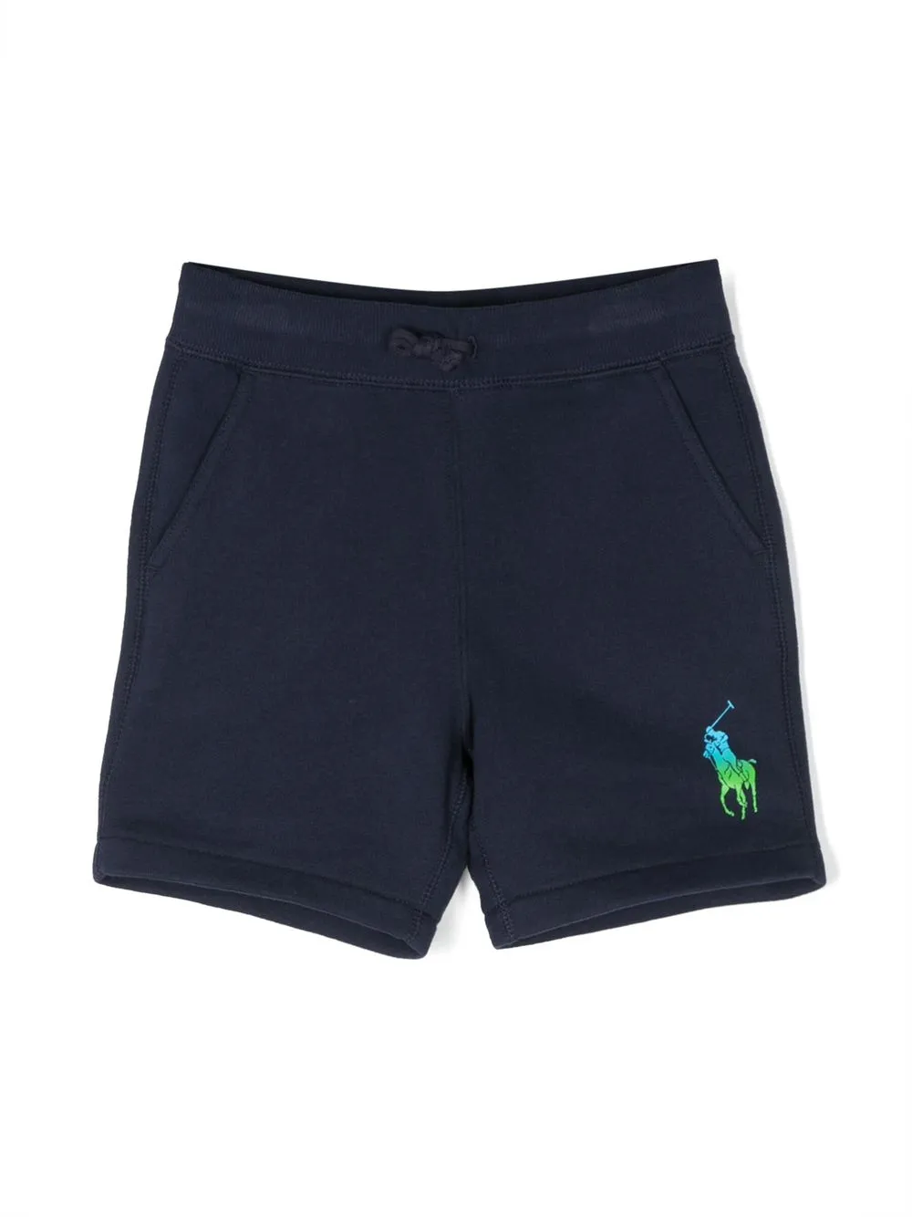 Ralph Lauren Kids' Logo Cotton Shorts In Blue