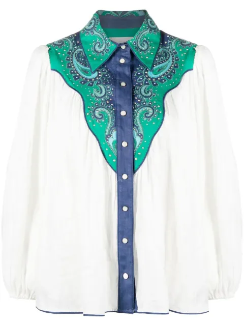 ZIMMERMANN Tiggy beaded blouse