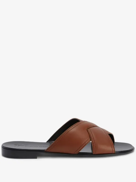 Giuseppe Zanotti Flavio crossed-leather sandals