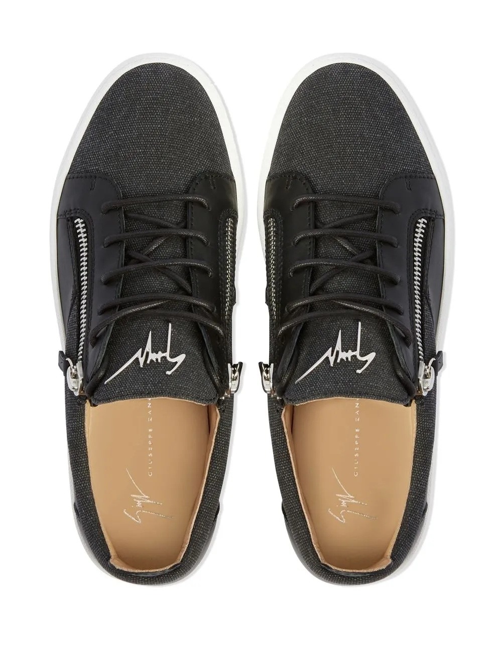 Giuseppe Zanotti Black Low-Top Sneakers