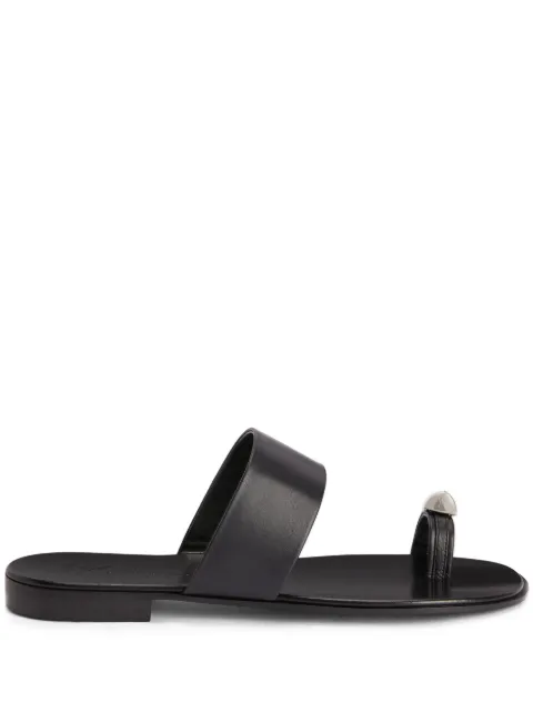 Giuseppe Zanotti Norbert leather slides
