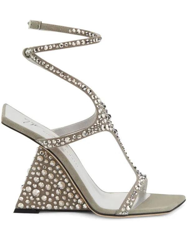 Giuseppe zanotti hot sale crystal sandals