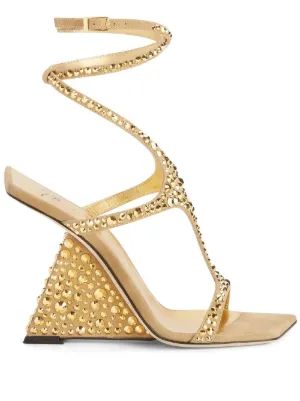 Giuseppe zanotti shop gold shoes