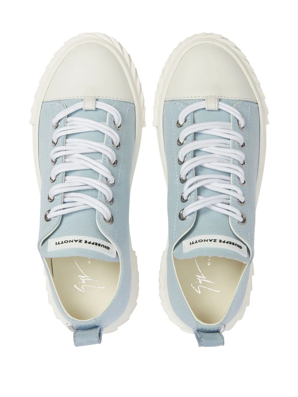 Giuseppe Zanotti Blabber Low-top Sneakers In Blue