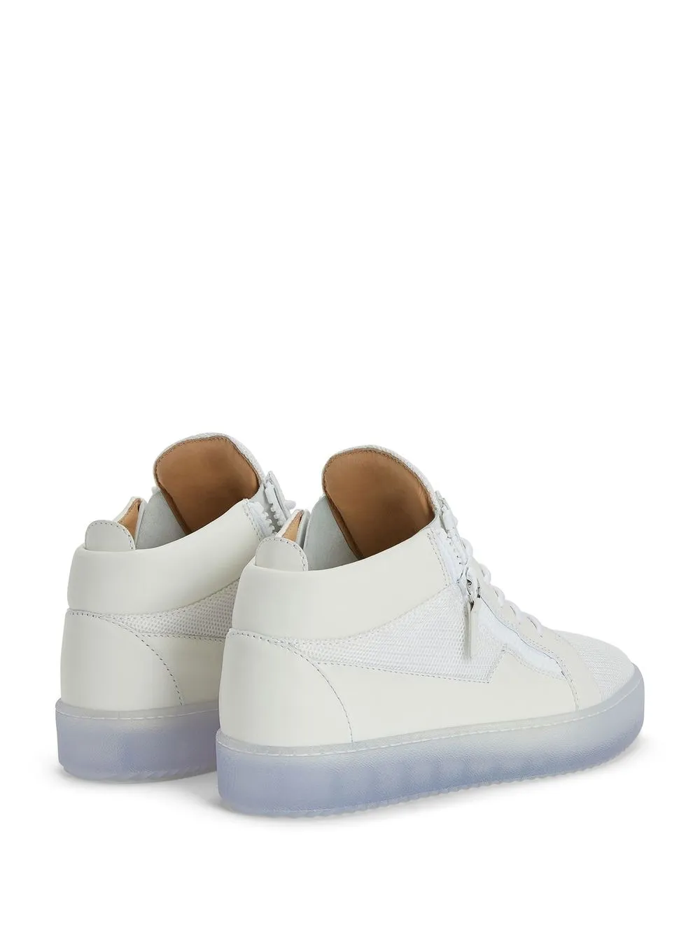 Shop Giuseppe Zanotti Kriss High-top Sneakers In White