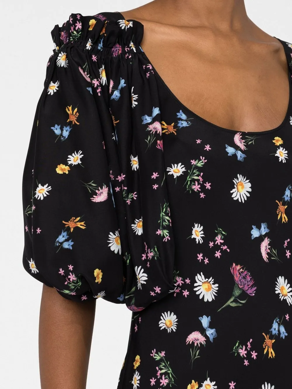 Stella Mccartney Floral Print Midi Dress Farfetch