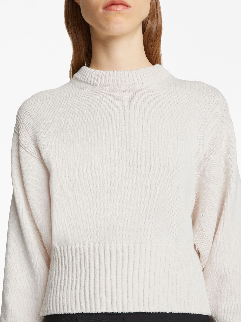 Proenza Schouler cropped cotton-blend jumper Women