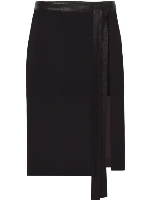 Proenza Schouler falda cruzada a capas