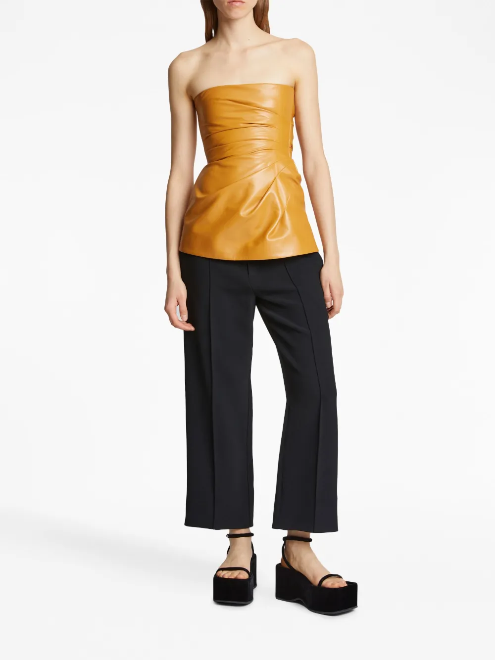 Proenza Schouler Strapless top - Goud