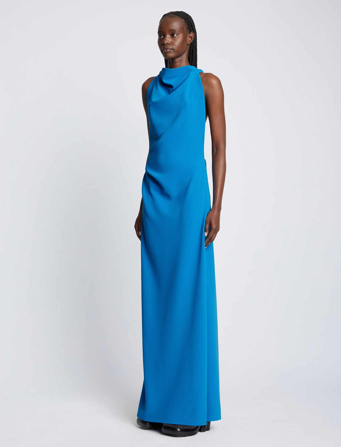 Matte Crepe Backless Dress #1