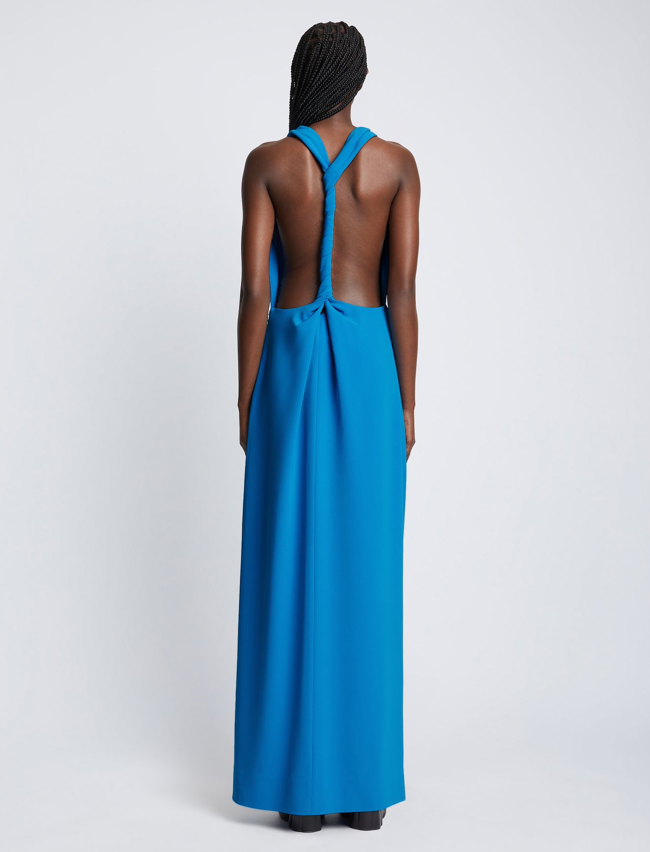 Matte Crepe Backless Dress #2
