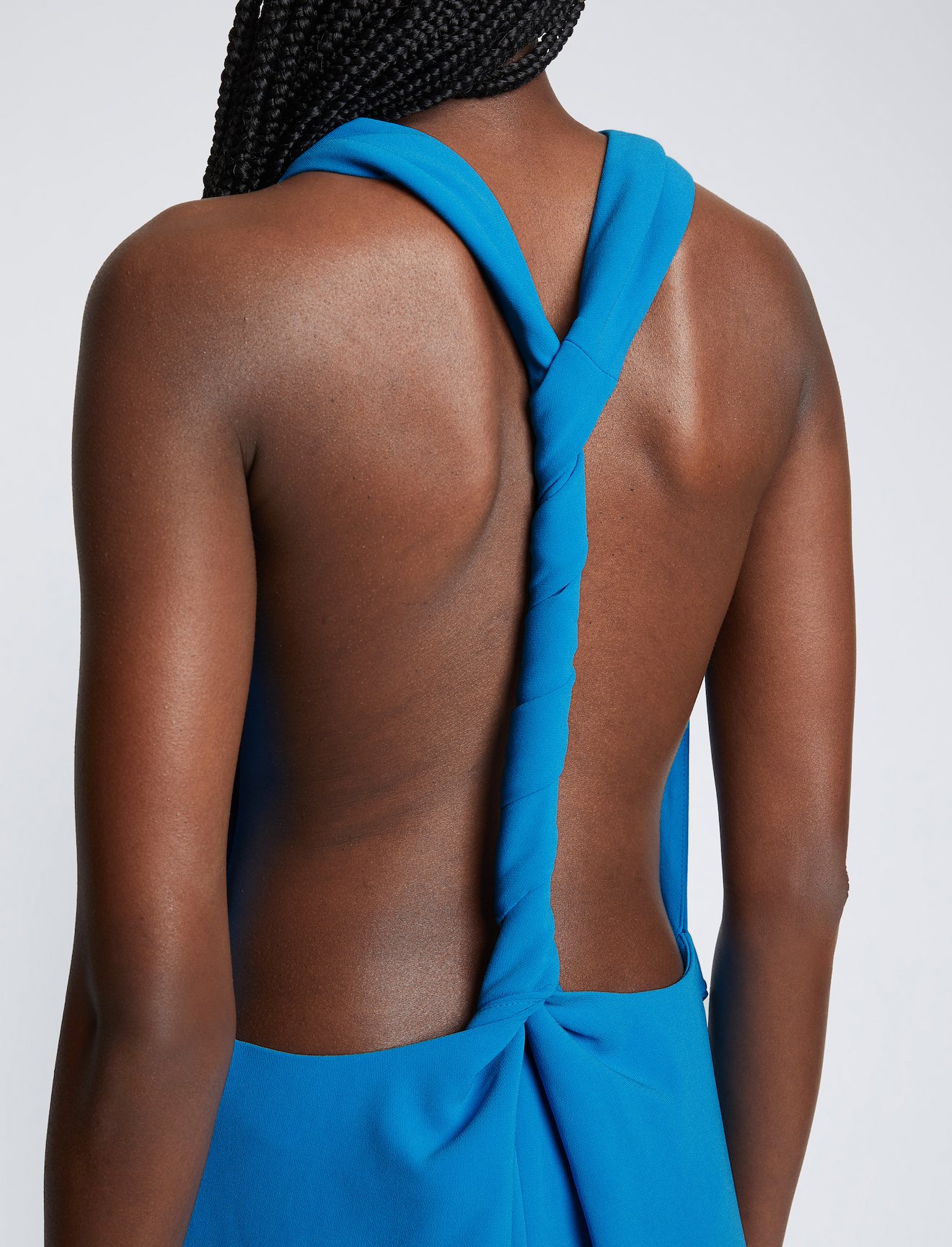 Matte Crepe Backless Dress #3