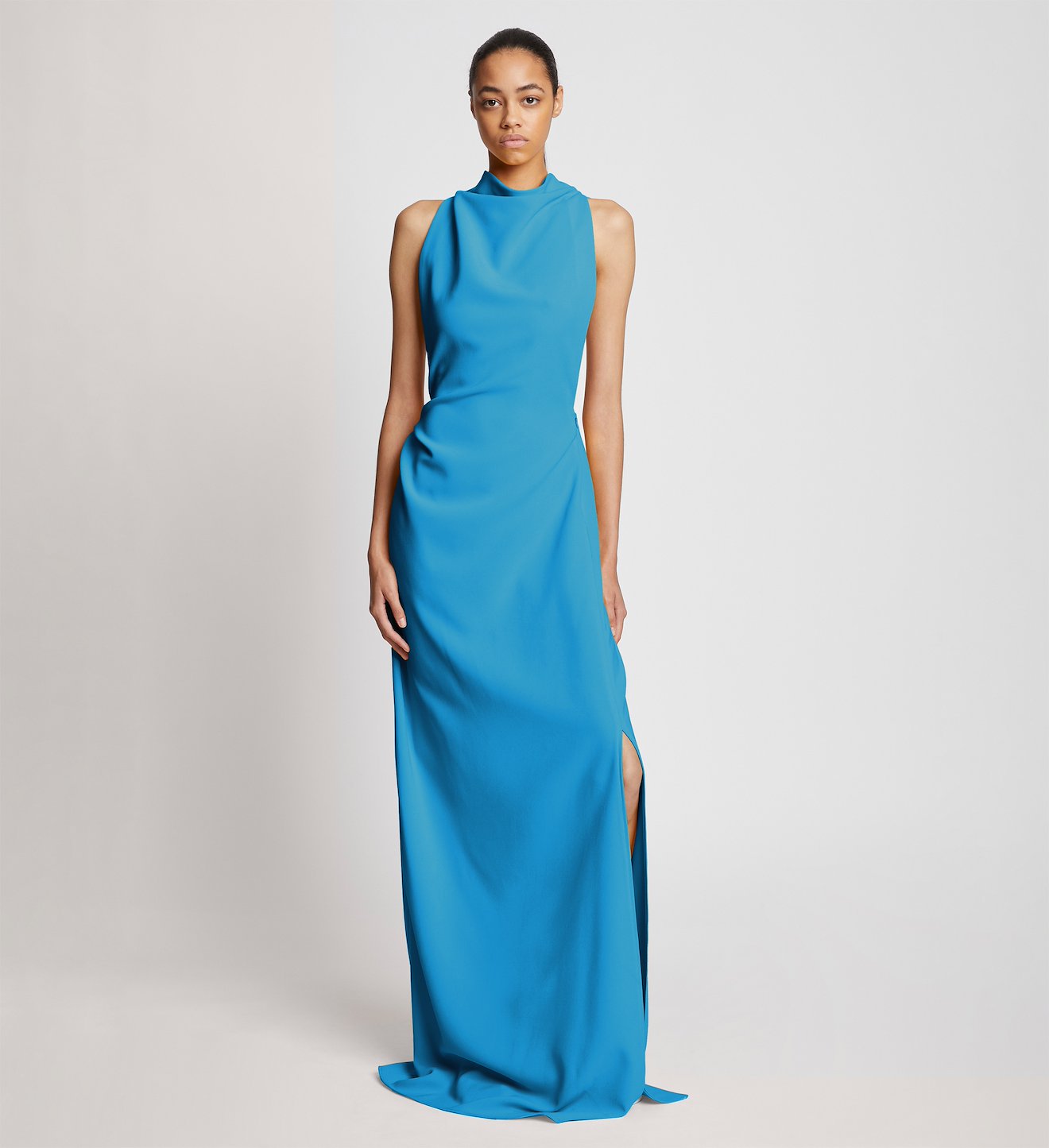 Matte Crepe Backless Dress