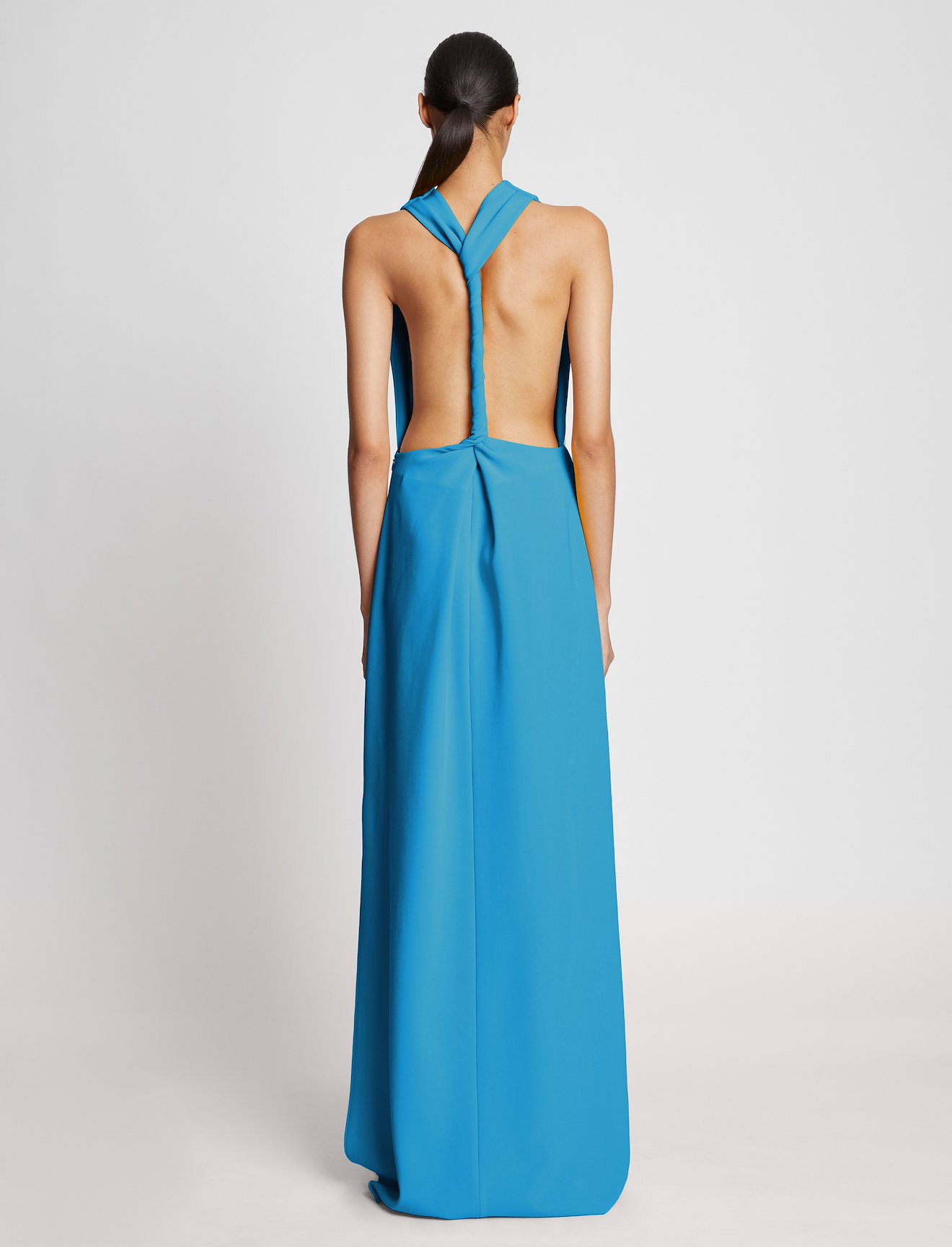 Matte Crepe Backless Dress #2