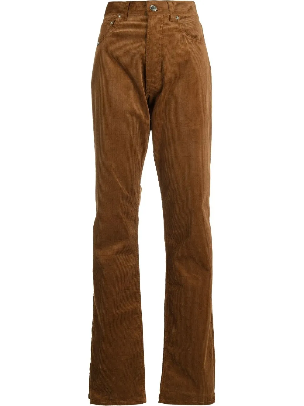 

VTMNTS corduroy straight-leg trousers - Brown