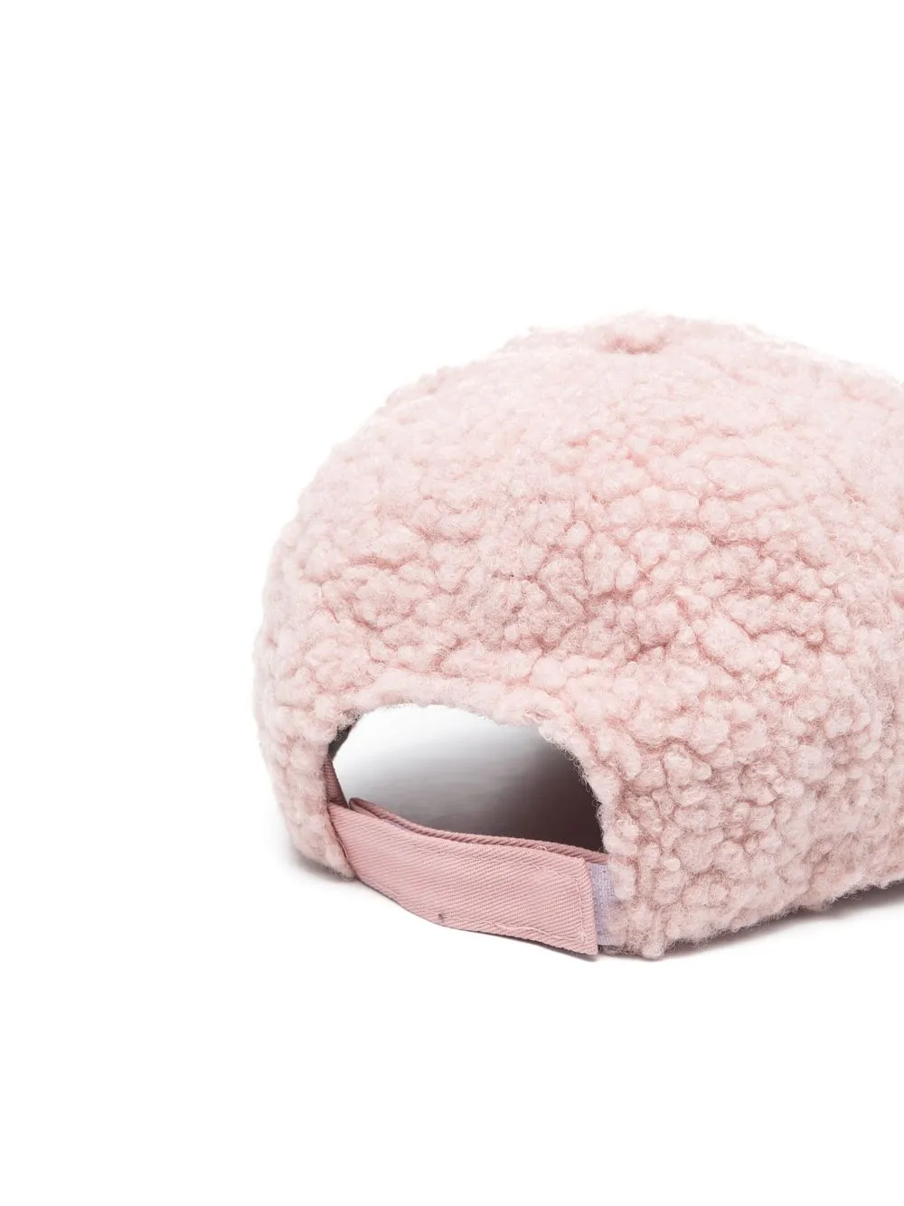 MC2 SAINT BARTH LOGO-PRINT FAUX-SHEARLING BASEBALL HAT