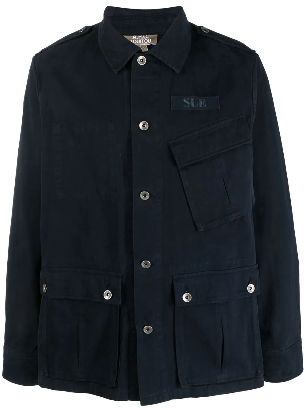 A.P.C. Sideways Cotton Jacket - Farfetch