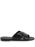 Giuseppe Zanotti Flavio crossed-leather sandals - Black