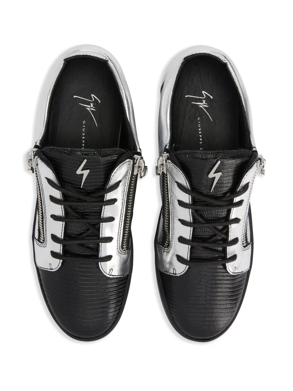 Giuseppe Zanotti Frankie ダブルジップ ローカットスニーカー