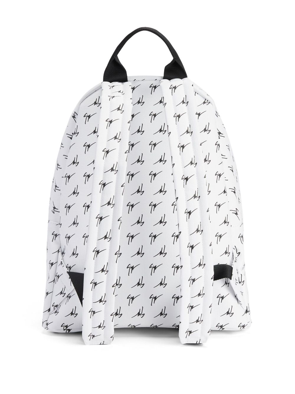 Shop Giuseppe Zanotti Logo-print Backpack In White