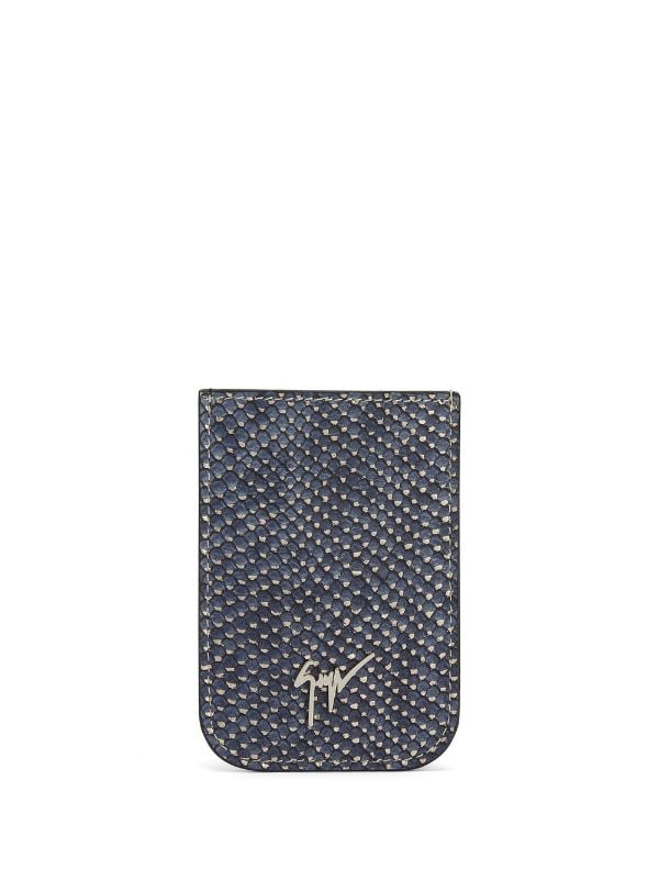 Giuseppe Zanotti Albert Leather Phone Case Farfetch